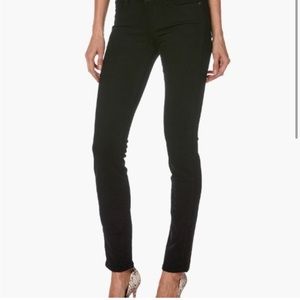 PAIGE Skyline Skinny Jeans Women’s 28 Black Dark Shadow